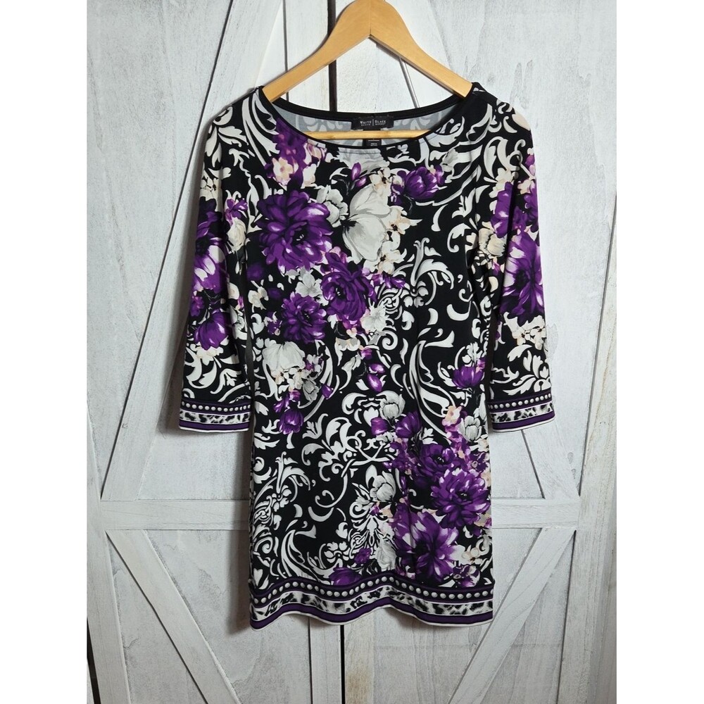 White House Black Market Floral Dress Size S